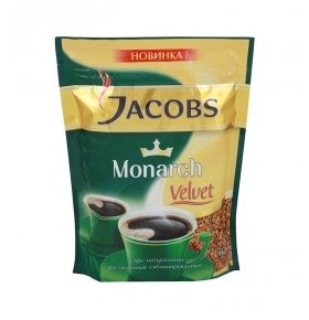 Кофе растворимый Jacobs Monarch вельвет 150г