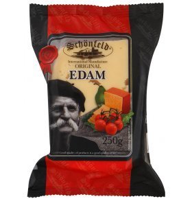 Сыр Эдам 45% Schoenfeld 250 гр
