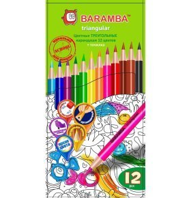 Цветные карандаши Baramba 12 шт