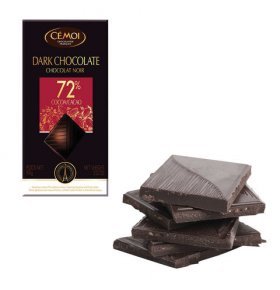 Шоколад горький 72% какао Cemoi 100 гр