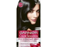 Стойкая крем-краска для волос Color Sensation, Роскошь цвета оттенок 1.0, Драгоценный черный агат Garnier