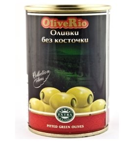 Оливки зеленые без косточки OliveRio 300 гр