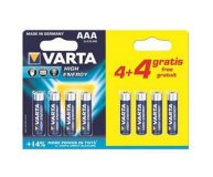 Батарейки Varta High Energy Micro AАА 8 шт