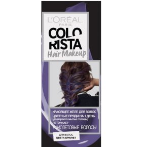Красящее желе для волос Colorista Hair Make Up оттенок Фиолетовые Волосы L'Oreal Paris 30 мл
