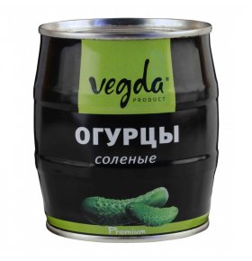 Огурцы соленые Vegda 580 гр
