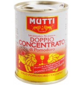 Томатная паста концентрированная Mutti 140 гр