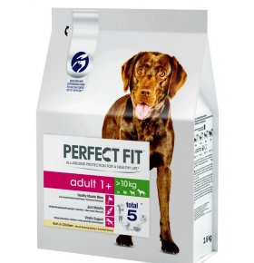 Корм сухой для взрослых собак от 1 года средних и крупных пород, с курицей Perfect Fit 14,5 кг