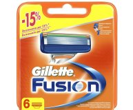 Сменные кассеты для мужской бритвы Gillette Fusion 6 шт