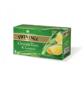 Чай зеленый Байховый Лимон Twinings 25 пак