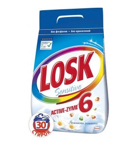 Стиральный порошок Cенситив Losk 4,5 кг