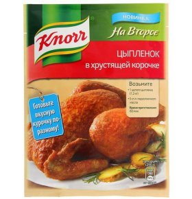 Смесь На второе для приготовления цыпленка в хрустящей корочке Knorr 29 гр