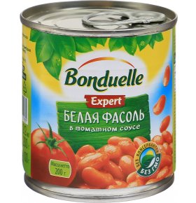 Белая фасоль в томатном соусе Bonduelle 200 гр