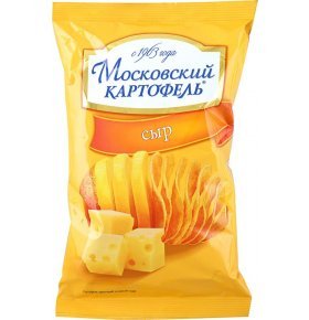 Картофель Московский чипсы с сыром 130г