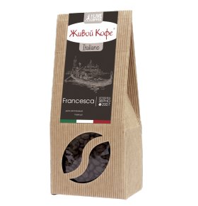 Кофе сафари зерно Francesca Живой кофе 200 гр