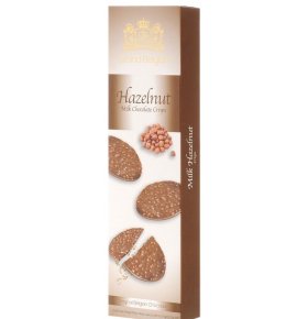 Конфеты фигурные из молочного шоколада с воздушным рисом и фундуком GBS 75 гр