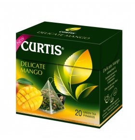 Чай зеленый в пирамидках Curtis Delicate Mango 20 шт