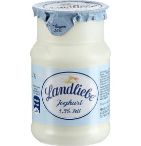 Йогурт бидон натуральный 1,5% Landliebe 150 гр