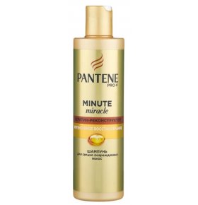 Шампунь Minute Miracle Интенсивное восстановление для сильно поврежденных волос Pantene 270 мл