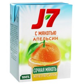Сок апельсиновый J7 0,2 л