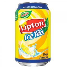 Холодный чай Lipton лимон 0,33л