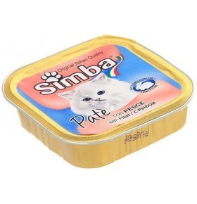 Корм Simba для кошек паштет с курицей 100гр