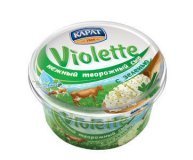 Творожный сыр с зеленью Violette 140 гр