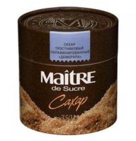 Сахар демерара тростниковый Maitre de sucre 350 гр