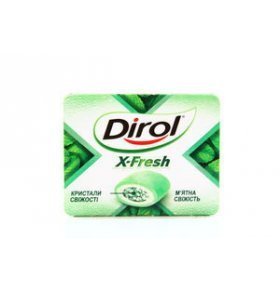 Жевательная резинка Dirol x-Fresh мятная свежесть 18 гр