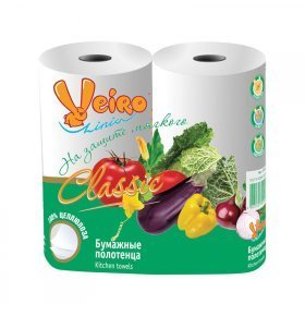 Полотенца бумажные 2-слойные Veiro 2 шт