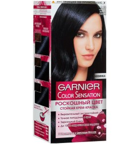 Краска для волос Интенсивный цвет 4.10 Ночной сапфир Garnier Color Sensation