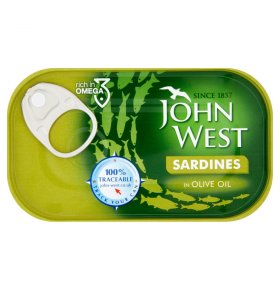 Шпроты в оливковом масле John West 110 гр