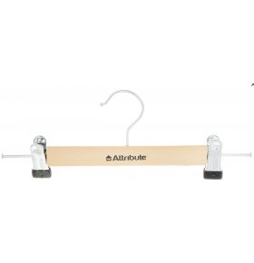 Вешалка для брюк Attribute Hanger Classic с клипсами длина 30 см