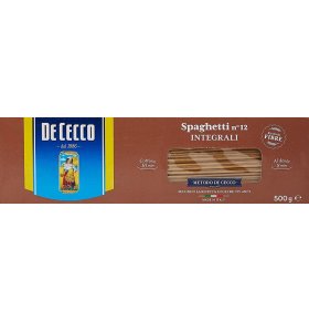 Паста Spaghetti Integrali №12 De Cecco 500 гр