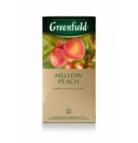Чай Mellow Peach зеленый Greenfield 25 пак