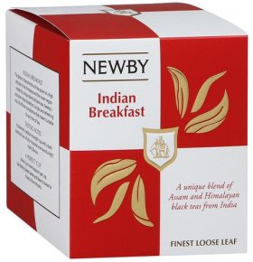 Чай черный Indian Breakfast Индийский Завтрак листовой Newby 100 гр