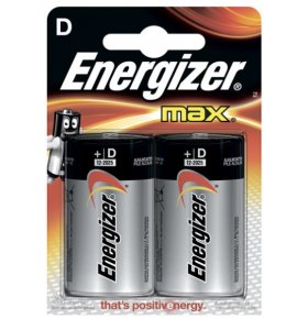 Элемент питания Max LR20 Energizer 2 шт