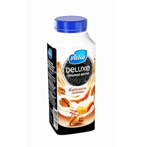 Йогурт питьевой Deluxe карамель латте 2,1% Valio 330 гр