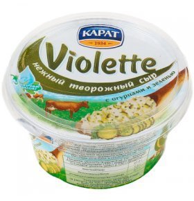 Творожный сыр огурец зелень Violette 140 гр