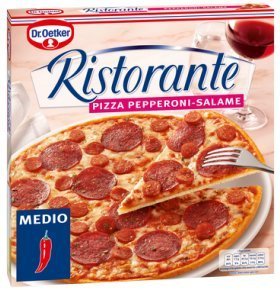 Пицца пепперони салями Ristorante 320 гр