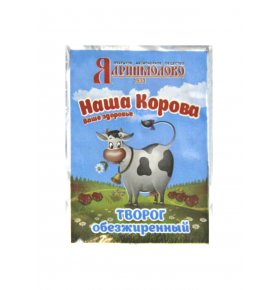 Творог Наша Корова 0% 280 гр