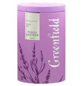 Чай Purple Lavender черный с лавандой Greenfield 100 гр