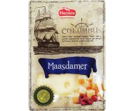 Сыр полутвердый Маасдамер нарезка 50% Columbus 125 гр