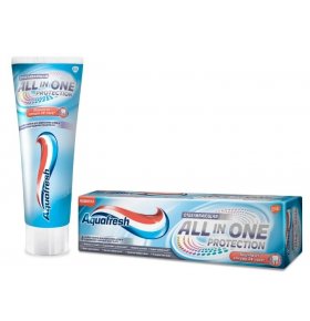 Зубная паста All-in-One Protection отбеливающа Aquafresh 75 мл