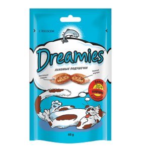 Корм для кошек лосось Dreamies 60 гр