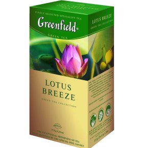 Чай зеленый Lotus Breeze Greenfield 25 пак
