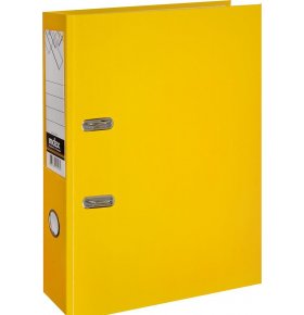 Папка регистратор 80 мм желтая Index 1 шт