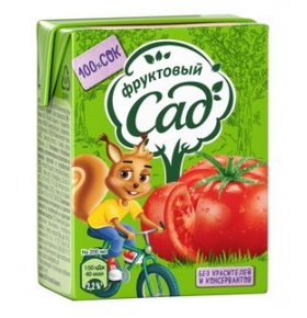 Сок томатный Фруктовый сад 0,2 л