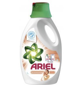 Жидкий стиральный порошок Ariel для чувствительной кожи,1,95 л