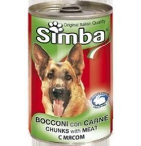 Корм Simba Кусочки с мясом для собак 415г