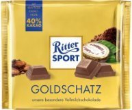 Шоколад молочный золотой Ritter Sport 250 гр